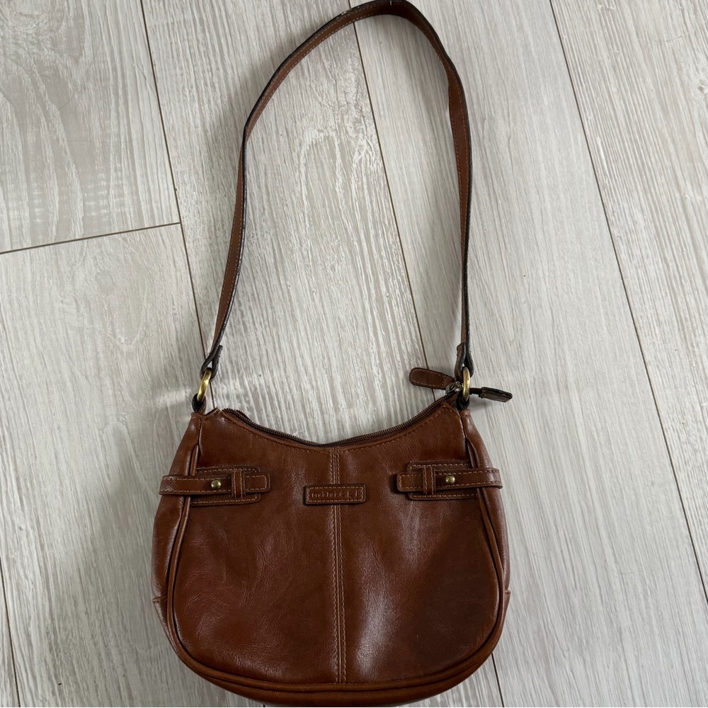 Brown Leather Shoulder Bag